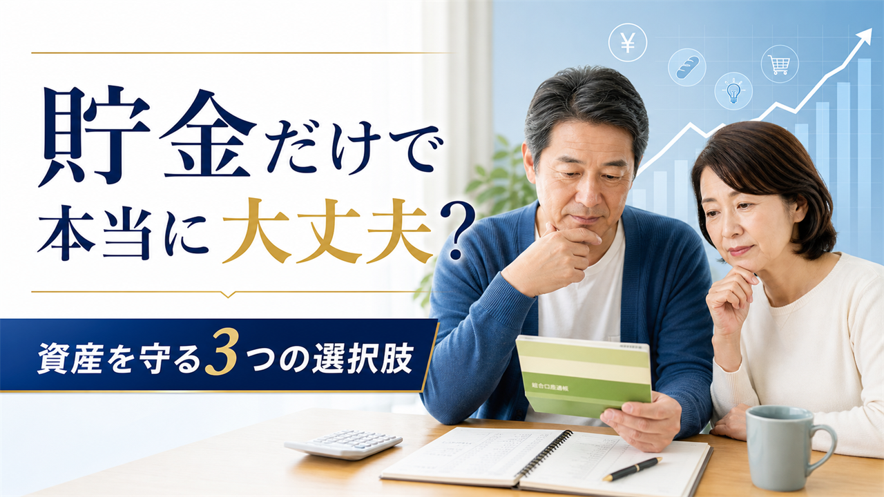 貯金だけでは不安な時代に資産を守る選択肢を考える50代夫婦